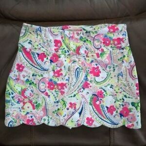 Crown & Ivy Kids Floral and Paisley Skort (mommy/me match) SZ10